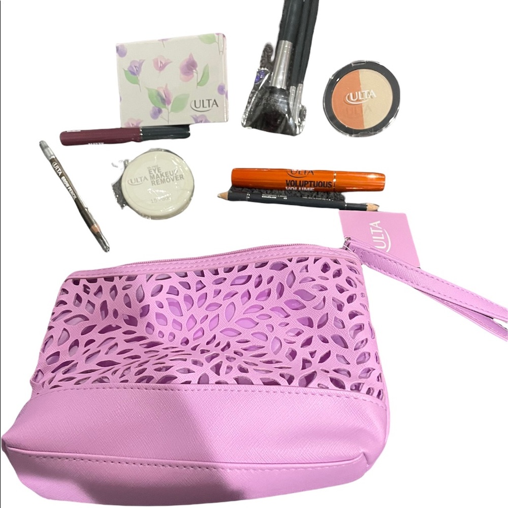 ulta makeup bag with mini ulta products